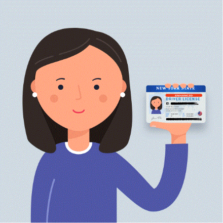 A person holding up a license

AI-generated content may be incorrect.