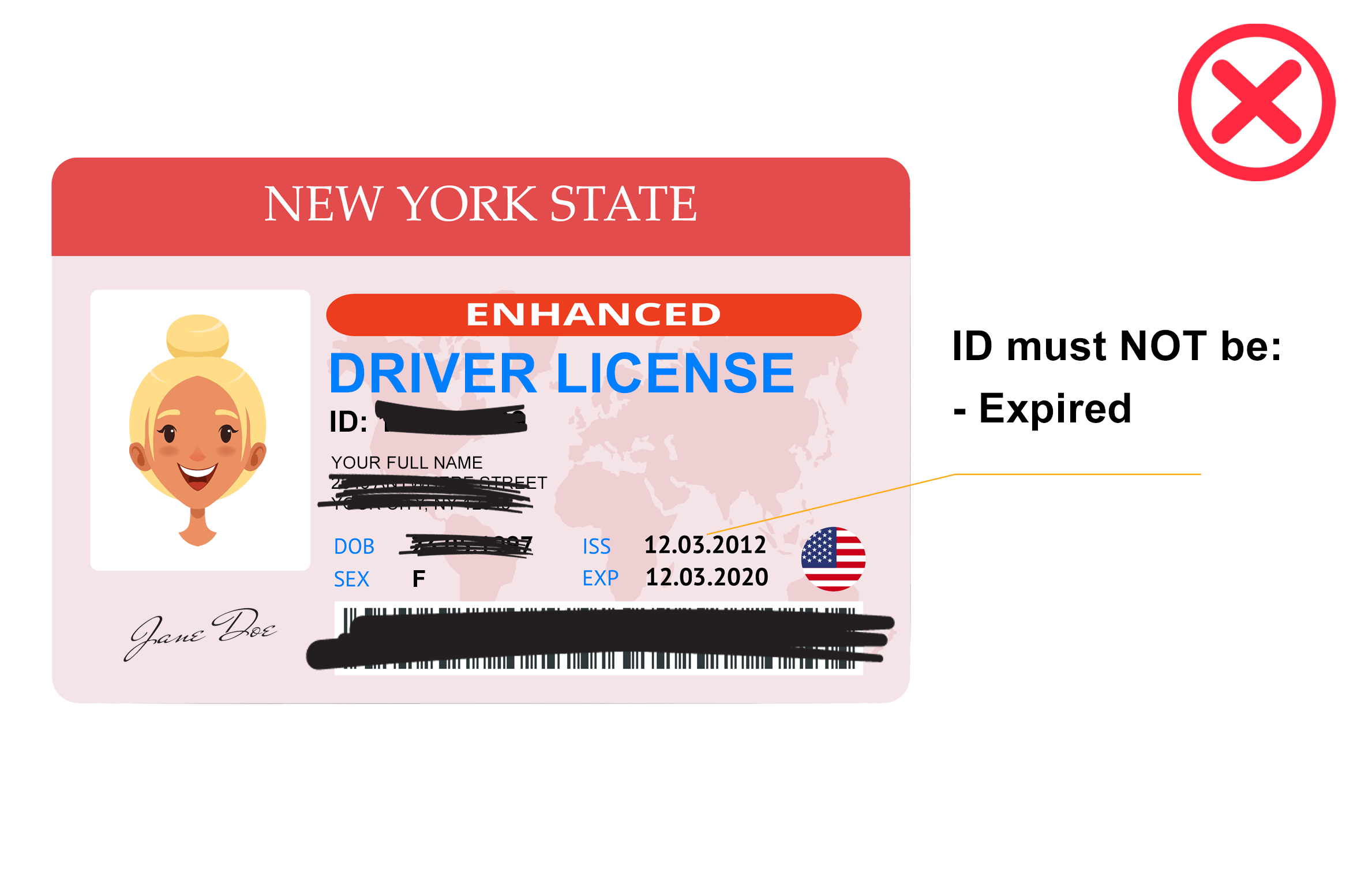 will casino accept expired id